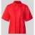 Tommy Hilfiger regular fit linnen blouse met logo-stitching