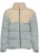 Karl Kani Winterjas  beige / blauw denim / wit