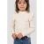 Orange Stars longsleeve met ruches – ecru