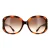 Salvatore Ferragamo zonnebril SF668 238 Tortoise Brown Gradiënt