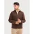Blue Industry Suède coat met teddyvoering |