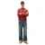 Tommy Jeans Heren Logo Sweatshirt (Terracotta)