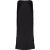 Geisha Satin Skirt Elastic Waist Black
