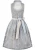 STOCKERPOINT Dirndl ‘Nadira’  taupe / duifblauw
