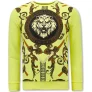 Tony Backer Sweater met print gouden leeuw