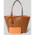 Lauren Ralph Lauren Shopper in leerlook