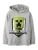 NAME IT Sweatshirt ‘NKMOL MINECRAFT’  pastelblauw / grijs gemêleerd / lichtgroen / zwart