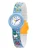 Hip Hop Horloge  blauw / geel / donkergroen / wit