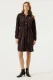 Bruine corduroy jurk