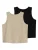 NAME IT Top ‘NKFNAKAL’  donkerbeige / zwart