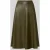 Oui Midirok in leerlook met steekzakken