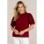 Ivy Beau top donkerrood