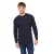 Crosshatch Heren Kabstars Kabelgebreide Pullover (Marine)