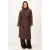 Zusss winterjas met ceintuur – bruin