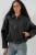 Oversized Faux Leder Jas met Riem