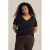 WE Fashion Curve Curve T-shirt zwart