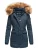 Navahoo Dames Winterjas Schneeengel Princess – Klassiek, Warm & Met Afneembare Kunstbontkraag