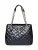 Isabella Rhea Zwart Rundleer Tas