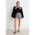 TRENDYOLMİLLA Dames Zilverkleurig Effen Slim fit Hoge taille Shorts Bermuda’s