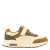 Vty chunky imitatieleren sneakers – beige/oker/groen