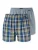 SCHIESSER Boxershorts ‘ Boxershorts ‘  blauw / geel / grijs gemêleerd