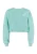 Mymo Cropped sweatshirt Dames aqua