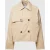 Opus Trenchcoat met platte kraag, model ‘Halita’