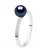 Ring Sieraden – Echte Gecultiveerde Zoetwaterparel Rond 7-8 mm