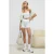 Skinny fietsbroek met hoge taille
