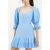 French Connection Cilla Broderie Cut Out Mini Dress Placid Blue