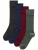 Next Sokken ‘Signature’  marine / antraciet / riet / wijnrood