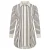 Plus Basics travelstof gestreepte blouse ecru