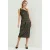 We Fashion Dress Mid Length Black
