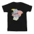 Disney Katoenen T-shirt voor meisjes Dumbo zittend op boeken (Zwart)