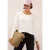 Cecil Dames Basic shirt met lange mouwen in Wit