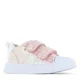 Shoesme leren sneakers roze metallic