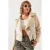 Synthetisch Leren Cropped Jas met Schouderkraag