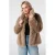 MS Mode imitatiebont winterjas – bruin