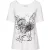 Top met witte print van SWL