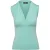 Aqua mouwloze faux overslagtop
