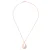 Orphelia ‘Minna’ Vrouwen 925 Sterling Zilveren Ketting met Hanger – Roze ZH-7228