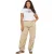 Brave Soul Dames/Dames Plus Cargo Broek (Steen)