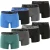 Phil & Co Boxershorts heren multipack 8-pack groen blauw zwart antraciet
