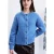 FRNCH wollen gebreid vest – blauw