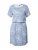 mazine Zomerjurk ‘ Valera’  blauw / wit