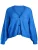 Zizzi Gebreid vest ‘Cavista’  blauw