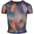 Urban Classics Dames mesh t-shirt met all-over print