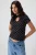 TRENDYOLMİLLA Dames Zwart Gestreept Kort Getailleerd Blouses