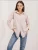 Bigdart Blouse  lichtbeige / wit