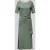 milano italy Midi-jurk met knoopdetail